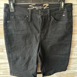 Seven7 Black Women's Shorts